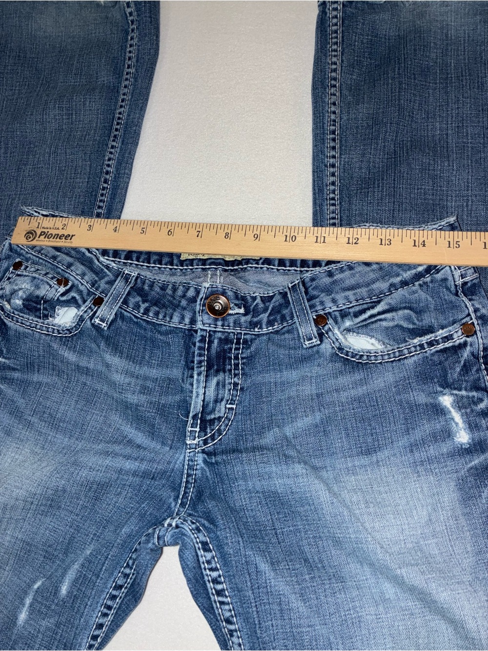 BKE Sabrina vintage lowrise Y2K jeans bootcut sz 29/35.5 - Picture 5 of 11